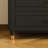 Light luxury black bookcase