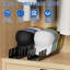 Lot de 2 supports de rangement pour casquettes de baseball, support de bureau en métal
