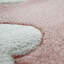 Tapis rose / blanc gagnon-2084548646