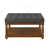 Dark Grey Top/Walnut Base