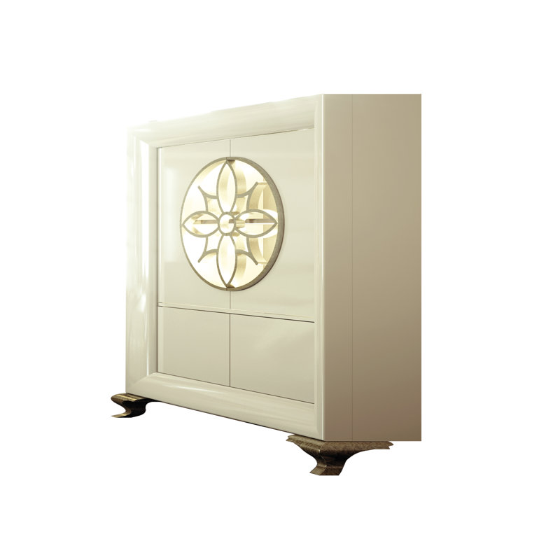 Annalya Piece Bedroom Set, King, High Gloss