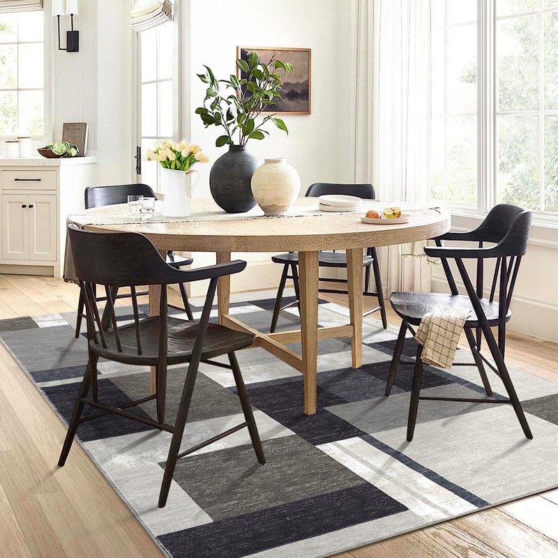 Jodhveer Washable Indoor Rug, Rectangle 6' x 9'