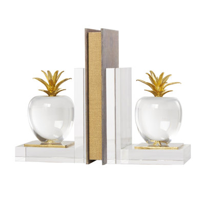 Ensemble de serre-livres cristal Crystal