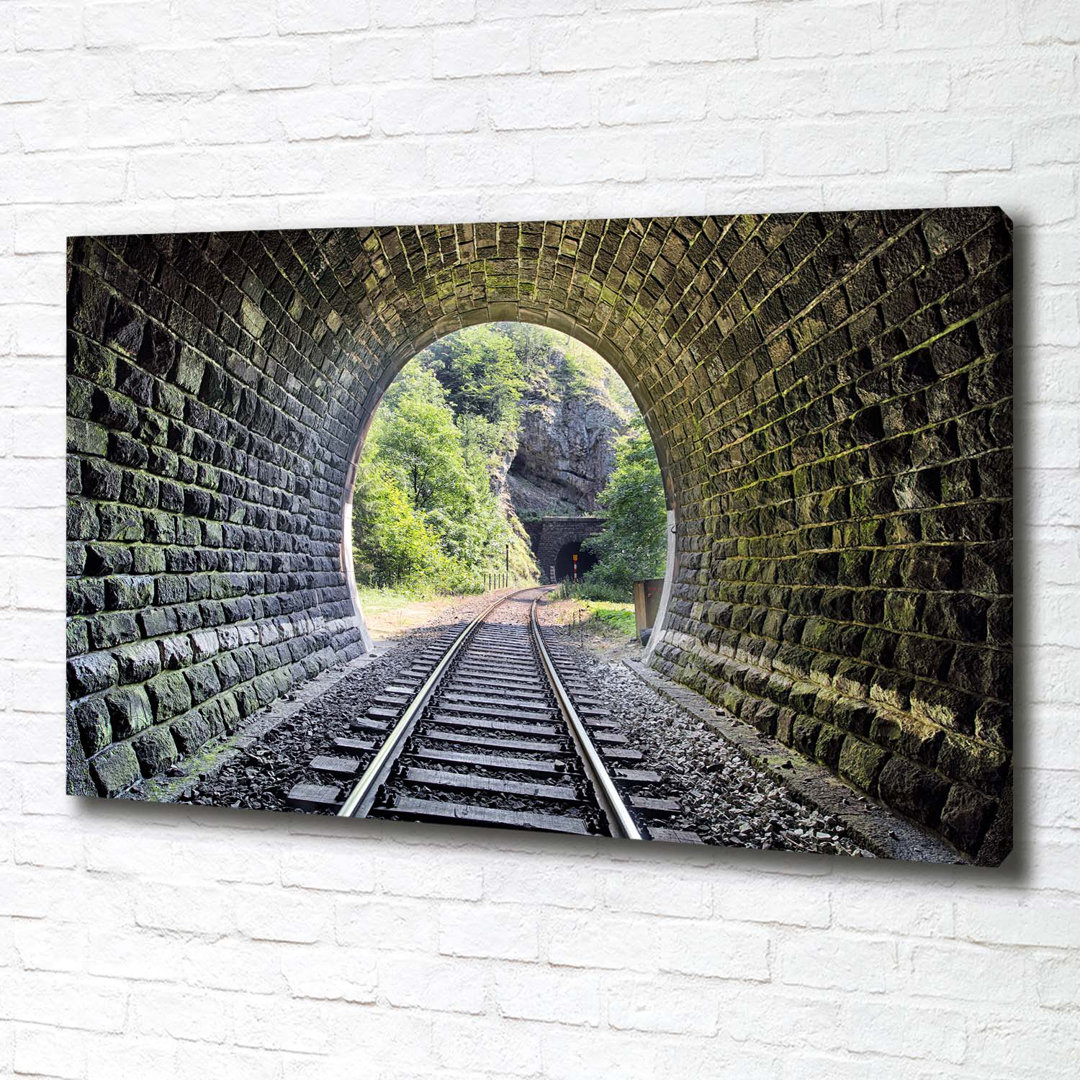 Eisenbahntunnel - Kunstdrucke auf Leinwand