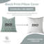 Coussin décoratif en lin fabriqué à la main à motif de blocs Fabigurine Mayur - 14 po x 14 po-105986684-105986696-105986685