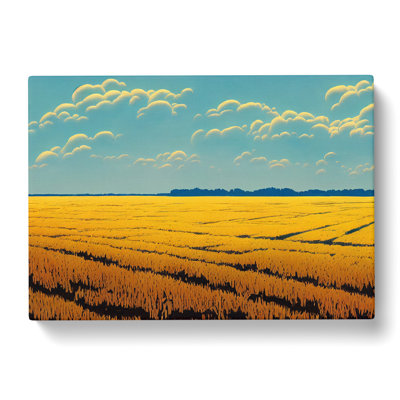 Traditional Wheat Field - Wrapped Canvas