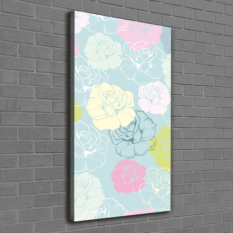 Roses - Wrapped Canvas Print