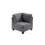 Canapé modulaire modulaire 6 pièces Mobilier de salon modulaire capitonné capitonné gris