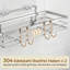 Stainless Steel Wall Bathroom Shelves