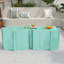 Ensemble de 3 tables de bout, tables d'appoint pour l'intérieur et l'extérieur-915198335