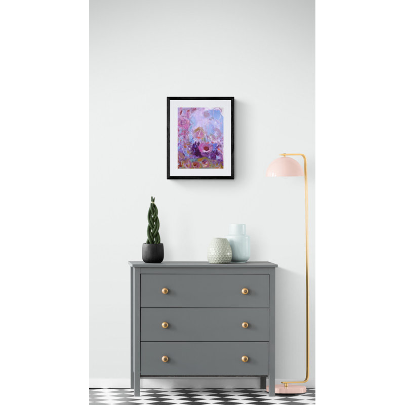 Lady Moon Print by Elizabeth Chapman, Black Framed Paper, 21.25" H x 17.25" W