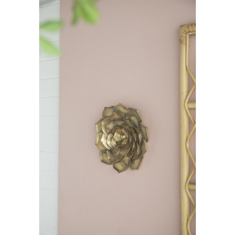 Plaque murale succulente D10x1,4 ", 1