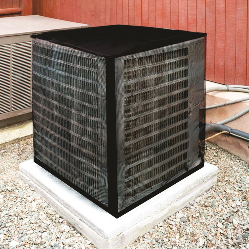 Central Air Conditioner Cover For Outside Units 37 X 37 X 40 Inches - Full Universal Outdoor AC Cover Defender (Mesh, 37" X 37" X 40")