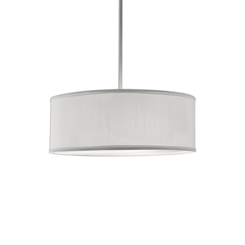 Gregory 3 - Light Pendant, White, 6" H x 15.375" W x 15.375" D