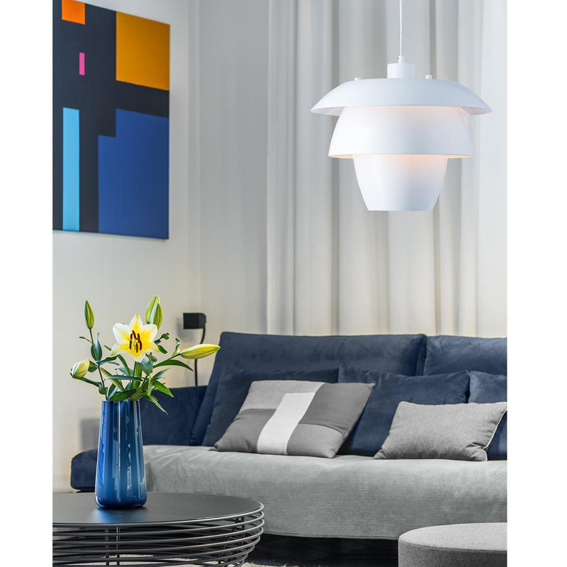 Mauk 1 - Light Unique/Statement Pendant, White, White