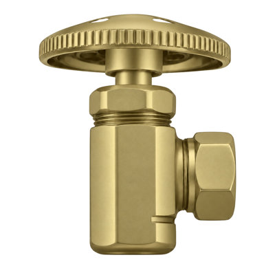 Angle Stop with 1/2 Inch Slip Joint x 1/2 Inch IPS