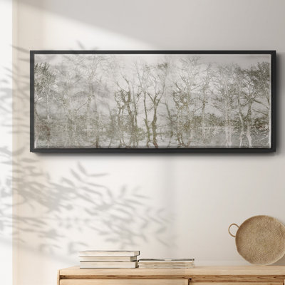Shimmering Trees - Impression sur cadre flottant
