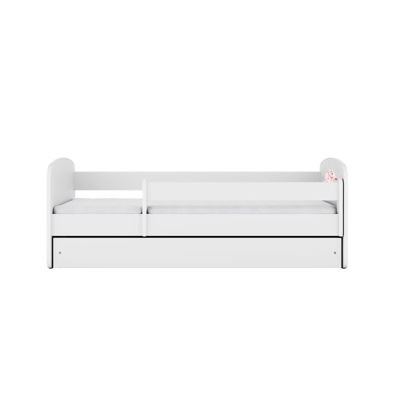 Cicero Standard Panel with Storage Included, European Toddler (80 x 180 cm), Pink