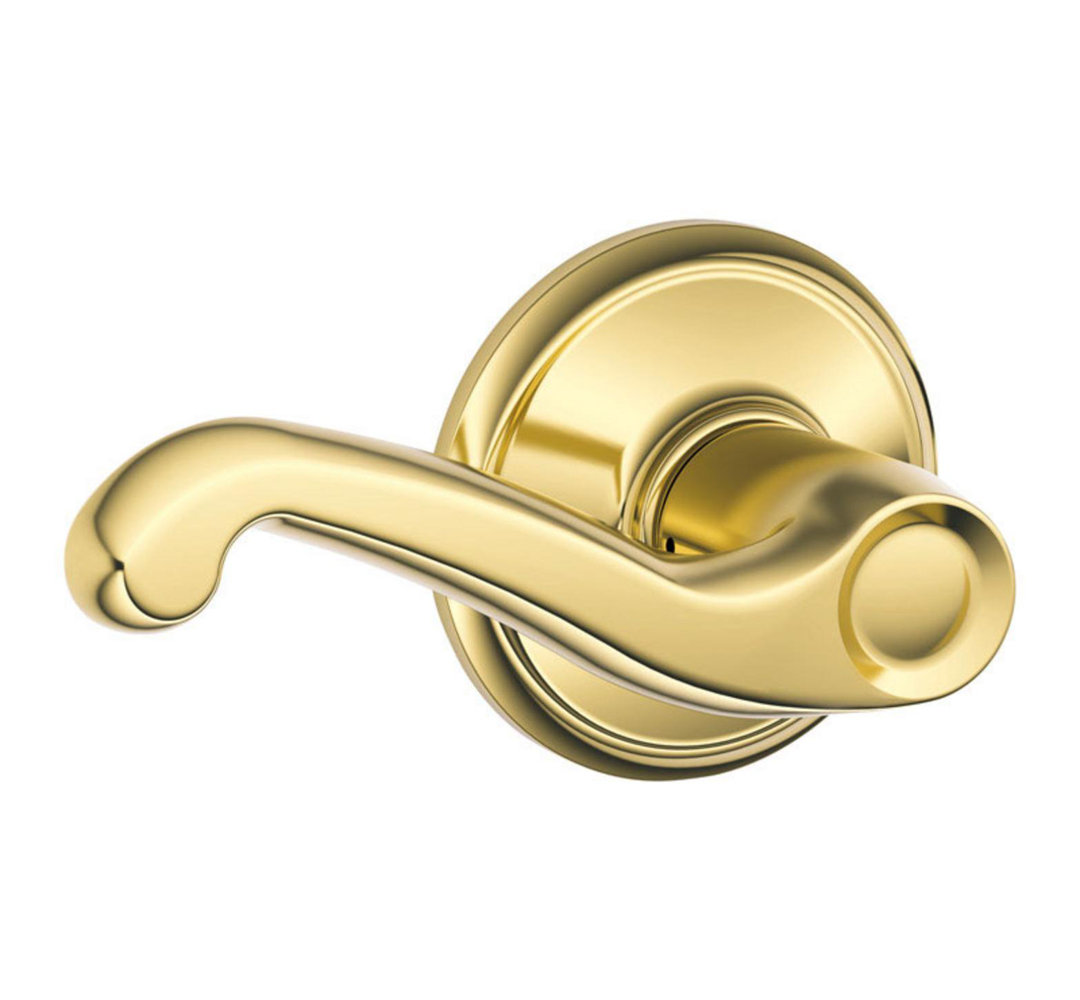 Schlage Flair Steel Passage Lockset ANSI Grade 2 1-34 in. Schlage 