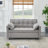 54.30"Double Two-Seat Casual Sofa With Pull Out Bed, Living Room Furniture-1396891566-1396891580