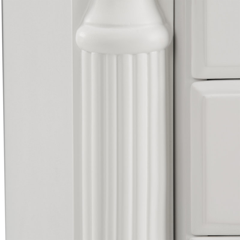 Bainbridge Island Jewelry Armoire, White