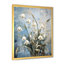 Minimalisme bleu et blanc «Snowdrops Harmony II», impressions d'art sur neige-97192654-97192646