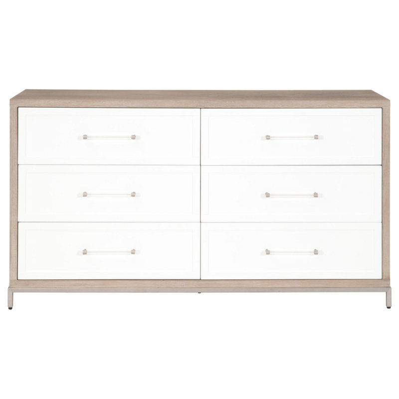 Commode double 6 tiroirs Arwel