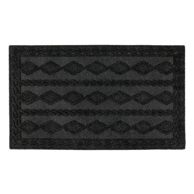 Non-Slip Geometric Outdoor Doormat