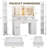 Modern Chic Vanity Table With Adjustable Lighting