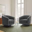 Bennett 72.1Cm Wide Swivel Barrel Chair-888089395