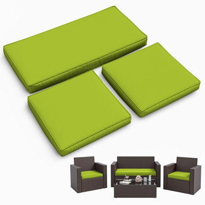 3-Piece Outdoor Seat Cushion Set