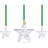 Annual Edition 2023 Snowflake Hanging Ornament Set, Clear Swarovski Crystals, Part Of The Swarovski Annual Edition Collection