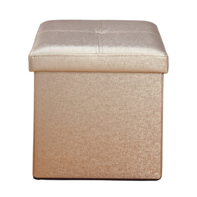 Luxora Faux Leather Ottoman