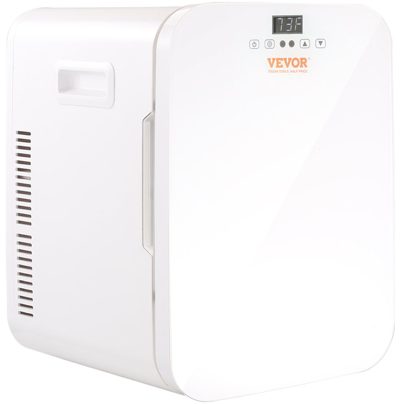 Mini réfrigérateur portable à poser 0,7 pieds cubes VEVOR, Blanc