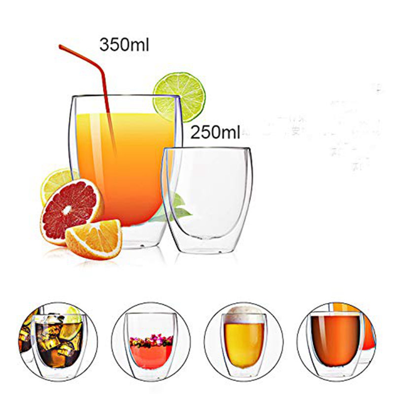 2 pièces de 8,45 oz Ensemble de verrerie