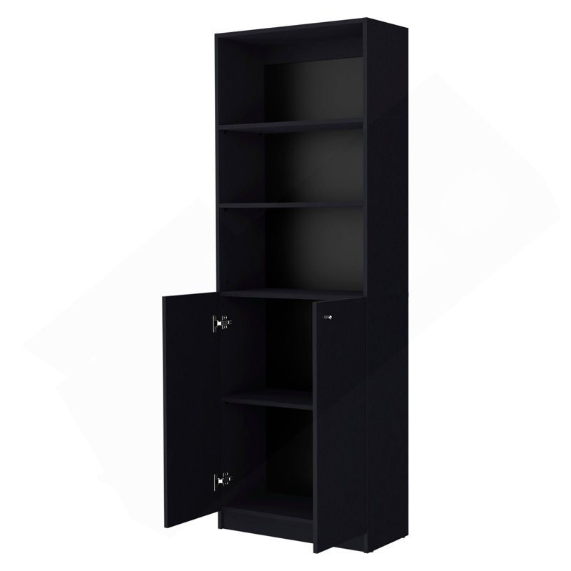 Wenge 2-Door Bookcase, Wenge