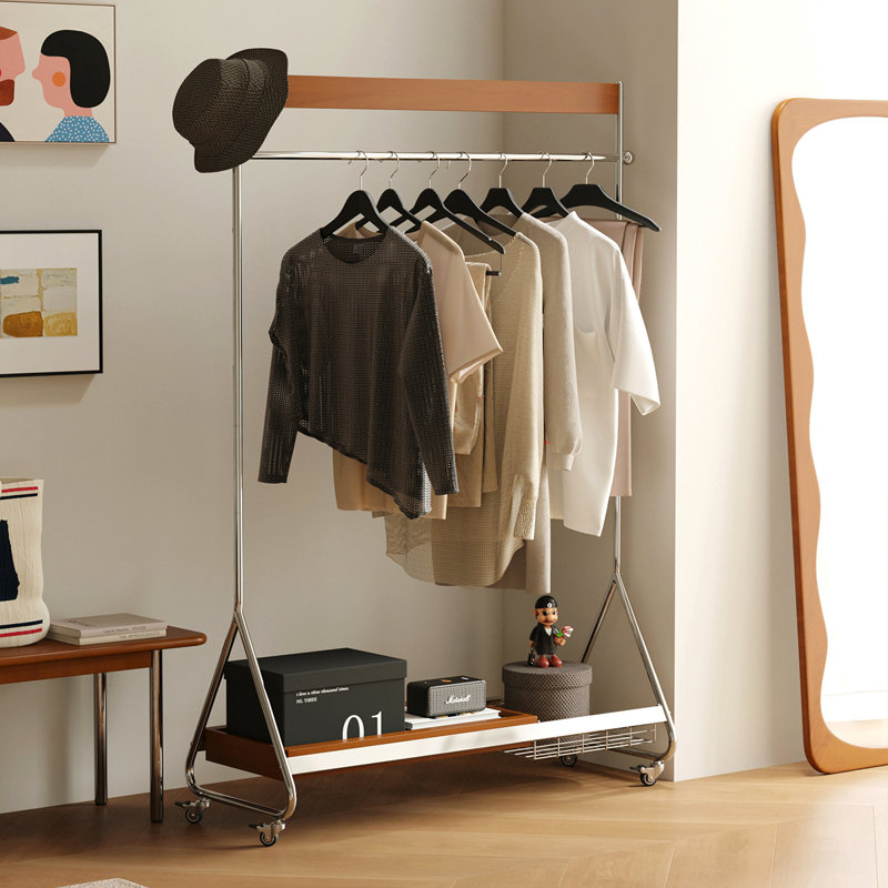 Étagère de rangement pour vêtements Leon, Brun