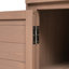 Table de jardin en pot 65 pouces, poste de travail en bois de sapin avec tablette de rangement, tiroir et armoire-897233653