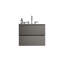 Meuble-lavabo mural en noyer avec lavabo en céramique avec trois trous de robinet, grand meuble-lavabo flottant de rangement pour salle de bain moderne, pré-assemblé-386085957-386085952
