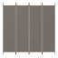Cloison 4 panneaux vidaXL anthracite 78,7 po x 86,6 po-88446021-88446023-94826619