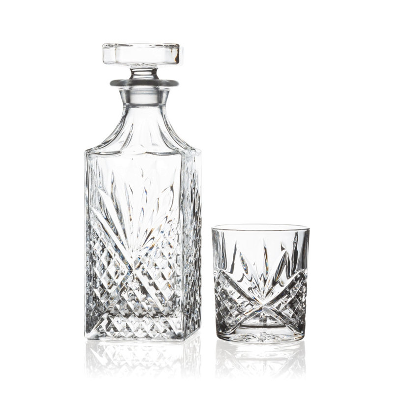 5 Piece Whiskey Decanter Set