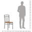 44 cm H Slat Back Dining Chair