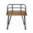 Rustic Metal And Wood Chair - 2 Club Chairs, Finish, For Outdoor Patio Furniture Seats, Iron Frames, Construction