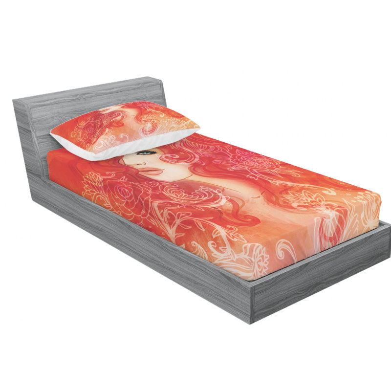 Microfiber Sheet Set, Twin Sheet Set with Fitted Sheet