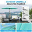 Parasol de patio 9 pi avec base-133047203