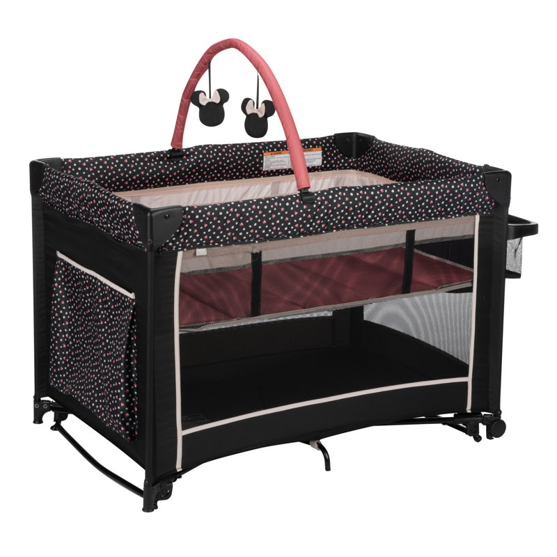 Classic Minnie Mouse 2-in-1 Play Yard with Rocking Bassinet