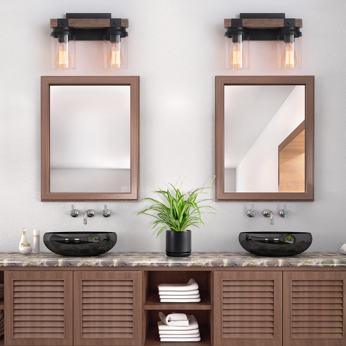 Breakwater Bay Aasir 2 - Light Dimmable Vanity Light | Wayfair