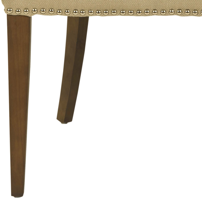 Chaise d'appoint rembourrée Abby, Or antique