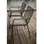 Milos Stackable Dining Chair + Smoke Cushion