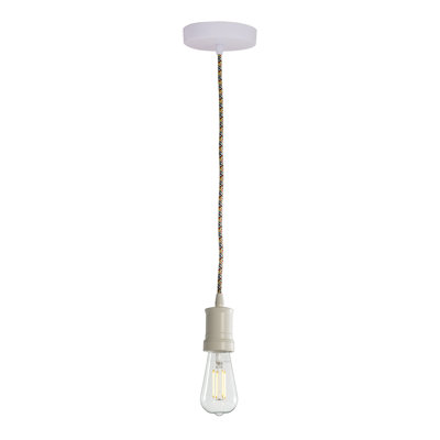 Bender 1 - Light White Single Pendant